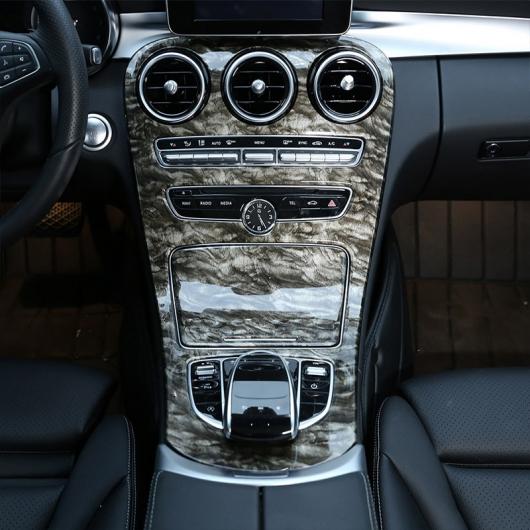 大理石柄 ABS プラスチックセンター メルセデスベンツ C クラス W205 15-18 GLC X253 2016-18 選べる2バリエーション With Clock・No Clock AL-DD-6639 ALの通販は内装