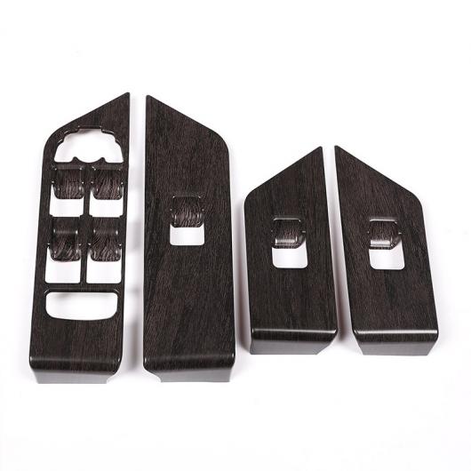 木目 ランドローバーレンジローバー イヴォーク 2012-2018 ABS インテリア ウインドウ リフトボタンフレームトリム Oak wood colour AL-DD-6673 ALの通販は