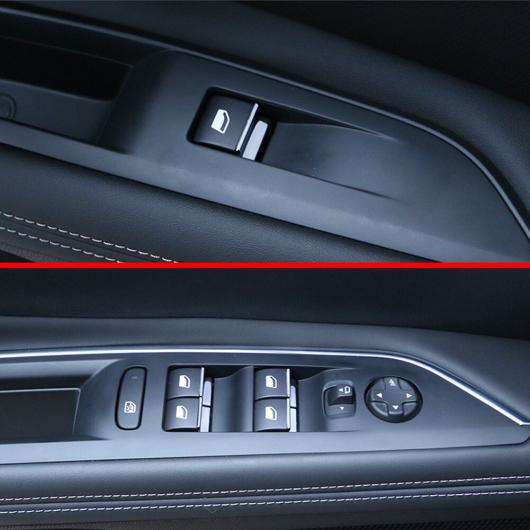 AL プジョー 4008 5008 GT 2017 2018 2019 ドア ウインドウ リフト コントロール ボタンスイッチトリム カバー ステッカー AL-DD-6823の通販は