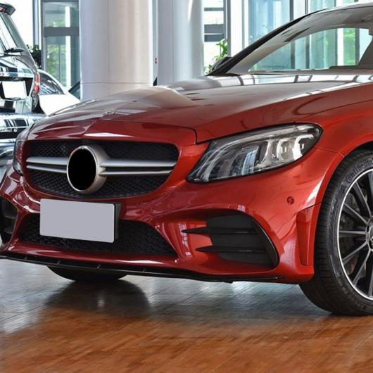 メルセデスベンツ C クラス W205 C180 C260 C300 2019 + フロントフォグランプ カバー ステッカー バンパー インテーク グリルスラット 選べる2バリエーション 1・2 AL-DD-6857 AL_2
