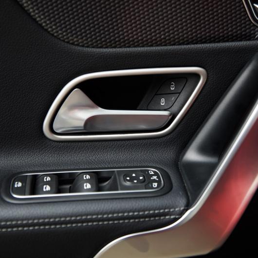 メルセデスベンツ W177 A180 A200 A220 A250 2019 + ステンレス スチール インナー フレームステッカー 選べる3バリエーション Matt Silver〜Carbon Fiber AL-DD-6879 AL