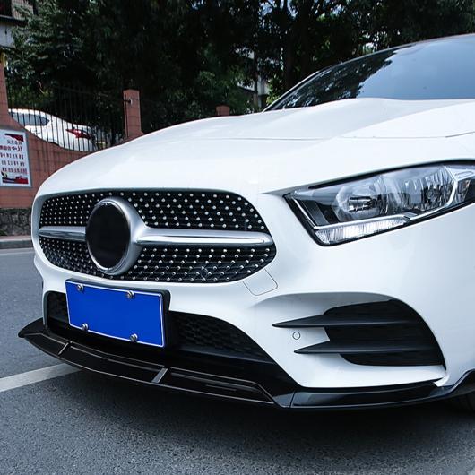 メルセデスベンツ W177 V177 A180 A200 A220 A250 2019 + カーヘッドフロントライトランプ バンパー 保護 カバー 衝突防止フロントリップ 選べる2バリエーション Carbon Fiber・Gloss Black AL-DD-6900 AL_2