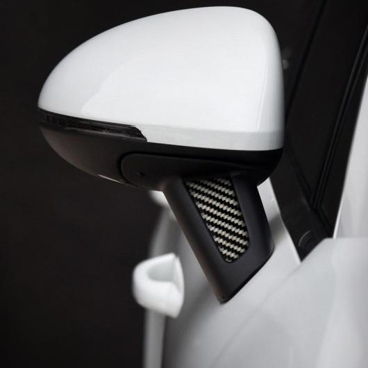 AL 飾りつけバックミラーダイアログボックス ステッカー ポルシェ マカン 2015-18 炭素衣料繊維 表現スタイルぶつかり合う押しとどめるデ長い巻き毛 Carbon Fiber Black AL-DD-6957