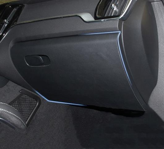 レザー ブラック グローブボックス保護 助手席 ボルボ S90 V90CC 2015-18 インテリア 傷防止 マット 選べる2バリエーション S90・V90CC AL-DD-7017 AL