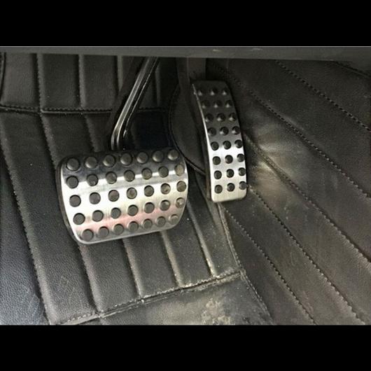 2個 アクセルブレーキペダルトリム メルセデスベンツ GLE W166 GLS X166 室内装飾 AL-DD-7021 AL