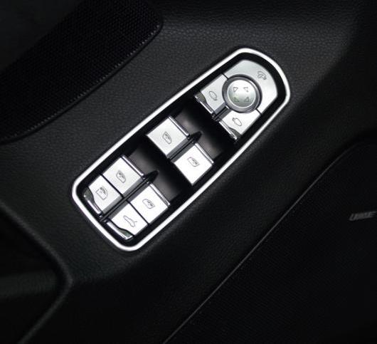 ウインドウ ガラス リフティングボタンスパンコール 装飾 トリム ポルシェ パナメーラ カイエン マカン インテリア AL-DD-7092 AL 14,830円