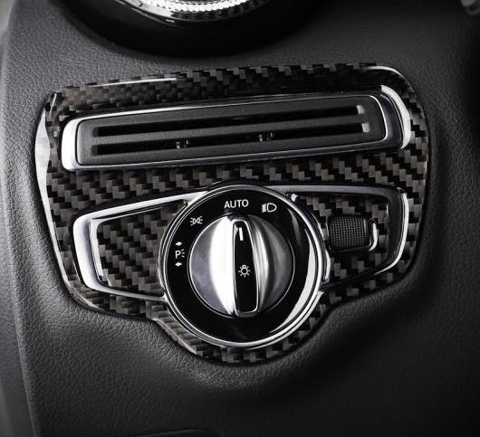 ウインドウ リフティングボタンフレーム ステッカー メルセデスベンツ C クラス W205 GLC X253 ウォーター カップ ホルダー デカール Headlight AL-DD-7095 AL_3