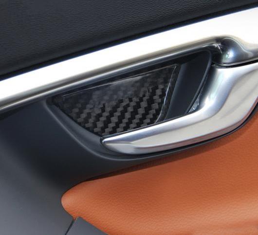 AL カーボンファイバー インナーボウル 装飾 4ピース ボルボ XC60 V60 S60 インテリア AL-DD-7117