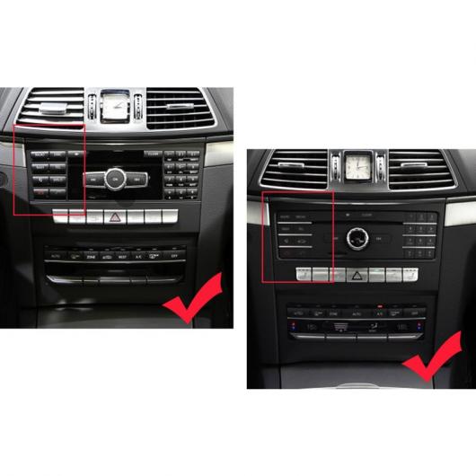センター エアコン CD フレーム 装飾 ステッカートリム メルセデスベンツ E クラスクーペ W207 C207 2014-16 Air CD Frame AL-DD-7254 AL_3