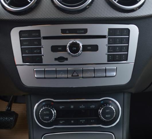 センターコンソール エアコン CD フレーム ステッカー メルセデスベンツ GLA X156 CLA C117 インテリア 選べる2バリエーション Model A・Model B AL-DD-7280 AL