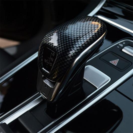 センターコンソールギア手シフトノブ ステッカー ポルシェ パナメーラ 2017-19 インテリア 選べる4バリエーション Silver〜Carbon Fiber Black AL-DD-7307 AL
