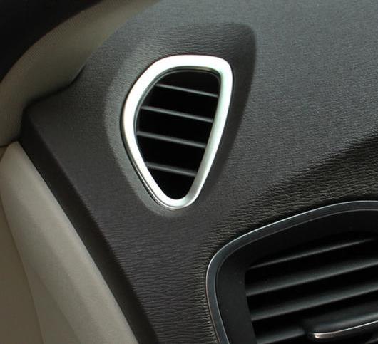 AL ダッシュボード エアコン フレーム 装飾 カバー トリム 2ピース ボルボ V40 2012-17 インテリア AL-DD-7350の通販は