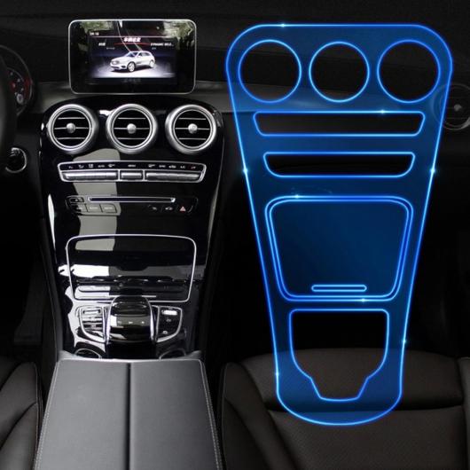 メルセデスベンツ C クラス W205 C200 14-18 GLC X253 15-19 センター コントロール パネル TPU 透明 保護 フィルム 選べる2バリエーション 2・5 AL-DD-7456 AL