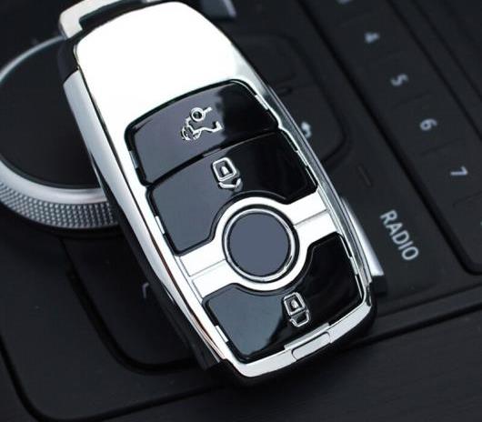 車用内装パーツ ABS キー シェル キー ケース カバー スタイリング 適用: メルセデスベンツ Eクラス E300 E200 E220 E260 E320 2017-2018 ブルー シェル〜ゴールド シェル AL-DD-7682 AL_3