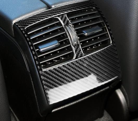 AL 車用内装パーツ 適用: メルセデスベンツ Cクラス W204 リア エア 吹き出し口 カバー ステッカー トリム デカール タイプ A ドイツ・タイプ B ピュア カーボン AL-DD-7690_2
