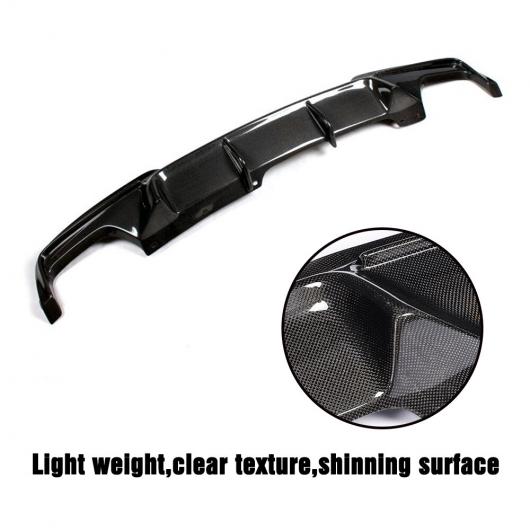 車用外装パーツ グラスファイバー リア バンパー ディフューザー リップ スポイラー 適用: BMW 5 シリーズ F10 Mスポーツ バンパー 2012-2016 カーボン ファイバー ブラック AL-DD-7708 ALの通販は