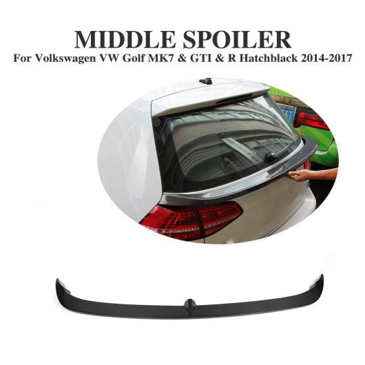 車用外装パーツ カーボンファイバー リア トランク ウインドウ ロワー スポイラー ミドル ウイング 適用: フォルクスワーゲン VW ゴルフ 7 VII MK7 スタンダード GTI R 2014-2017 AL-DD-7848 ALの通販は