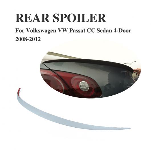 車用外装パーツ リア トランク ブート リップ スポイラー ウイング 適用: フォルクスワーゲン VW パサート CC セダン 4ドア 2008-2012 PU 未塗装 グレー AL-DD-7867 AL