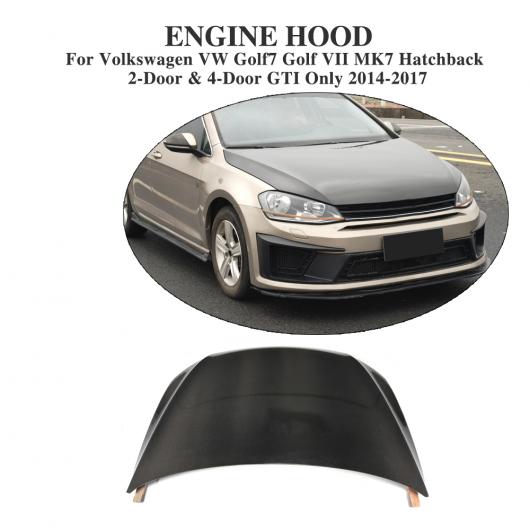 車用外装パーツ カーボンファイバー フロント ボンネット フード カバー 適用: フォルクスワーゲン VW ゴルフ 7 VII MK7 ハッチバック GTI R 2014-2017 AL-DD-8151 AL