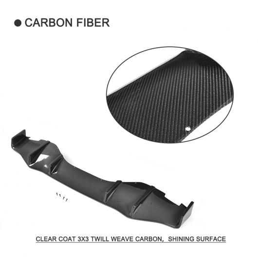 車用外装パーツ リア ディフューザー リップ バンパー プロテクター ケース 適用: ランボルギーニ ウラカン LP600 LP610 クーペ 2ドア 14-17 カーボンファイバー・FRP ブラック AL-DD-8276 ALの通販は