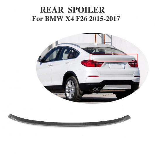 車用外装パーツ カーボンファイバー リア スポイラー ウインドウ ウイング 適用: BMW F26 X4 SUV Mスポーツ 2015-2017 AL-DD-8282 AL