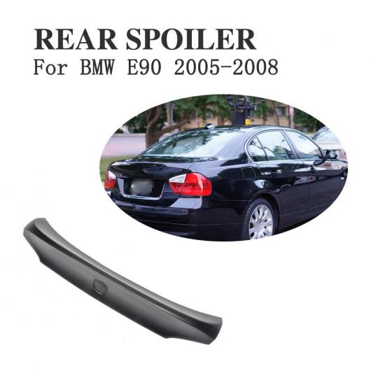 車用外装パーツ リア ブート スポイラー トランク ステッカー ウイング 適用: BMW 3 シリーズ E90 2005-2008 グラスファイバー 未塗装 ブラック プライマー AL-DD-8345 AL