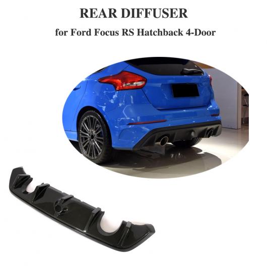 車用外装パーツ 適用: フォーカス RS カーボンファイバー リア バンパー リップ ディフューザー 適用: フォード フォーカス RS ハッチバック 4 ドア 2016 2017 2018 AL-DD-8420 AL