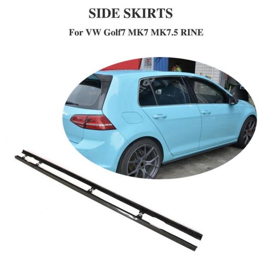 車用外装パーツ カーボンファイバー サイド スカート 適用