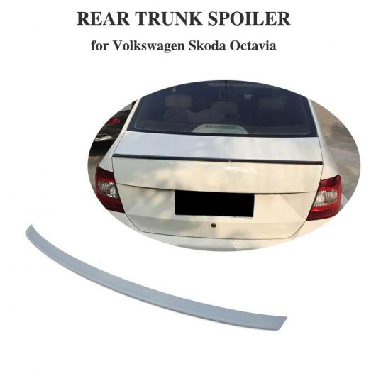 車用外装パーツ ABS グレー プライマー 未塗装 適用: フォルクスワーゲン シュコダ オクタヴィア 2014 リア トランク スポイラー ブート の通販は