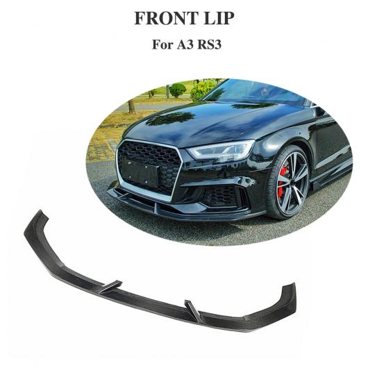 車用外装パーツ カーボンファイバー フロント バンパー リップ 適用: アウディ RS3 ベース セダン 4 ドア 2017 2018 AL-DD-8492 AL