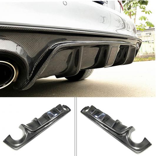 車用外装パーツ リアル カーボンファイバー リア バンパー ディフューザー リップ スポイラー 適用: インフィニティ Q50 セダン 4 ドア スタンダード スポーツ 2018 2019 AL-DD-8555 AL_2