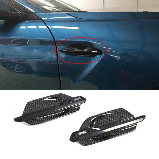 車用外装パーツ カーボン サイド グリッド 適用: BMW F87 M2 カーボンファイバー フェンダー トリム カバー 2014 2015 2016 2017-UP エア ベント トリム ボディ サイド AL-DD-8624 AL