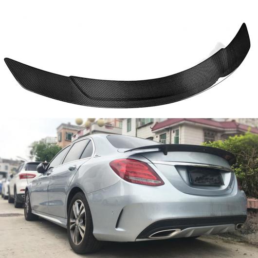 車用外装パーツ 適用: メルセデス W205 スポイラー セダン Cクラス C180 C200 C250 C260 W205 カーボンファイバー リア スポイラー トランク ウイング スタイリング 2015-2018 AL-DD-8694 AL