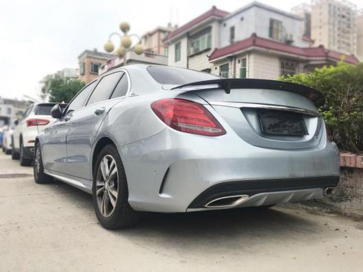 車用外装パーツ 適用: メルセデス W205 スポイラー セダン Cクラス C180 C200 C250 C260 W205 カーボンファイバー リア スポイラー トランク ウイング スタイリング 2015-2018 AL-DD-8694 AL_2
