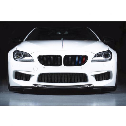 車部品 リアル カーボンファイバー フロント リップ スポイラー 適用: BMW 6-シリーズ F12 F13 F06 M6 モデル 2013-2018 AL-DD-8858 AL_1