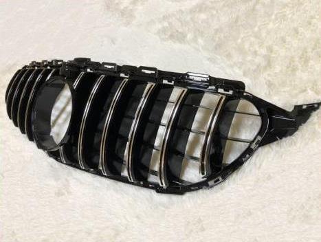 W205 スポーツ ABS シルバー 適用: Cクラス W205 C180 C200 C230 C250 C280 C300 C350 グリッド グリル カメラなし 15-18 タイプ001 AL-EE-0254 AL_3