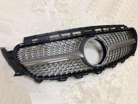 車用外装パーツ 適用: メルセデスベンツ W213 サルーン グリッド グリル ダイヤモンド ABS シルバー カメラホール Eクラス E180 E200 E250 E63 16- タイプ001 AL-EE-0297 ALの通販は