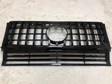 適用: メルセデス G-ワゴン W463 G550 G500 フロント グリッド グリル ABS 光沢ブラック G53 G65 1990-18 タイプ001 AL-EE-0349 AL_3