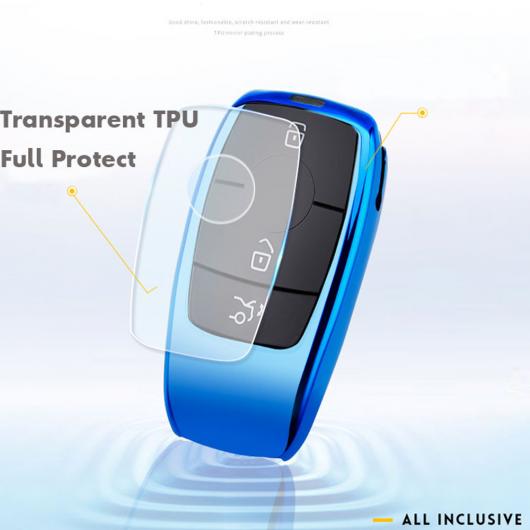 AL TPU スマート 2/3ボタン キーケース シェル バッグ 適用: メルセデス ベンツ E シリーズ E300 E200 マイバッハ S320L S450 S350 シェル タイプ001〜タイプ005 AL-EE-3266_2