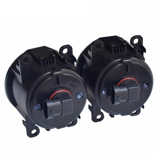 スーパー ブライト 12V 90mm ラウンド フォグライト デイタイム ランニング ライト DRL 適用: プジョー 307 2000-2008 LED フォグランプ ライト LED (ホワイト)・ハロゲン (ウォーム ホワイト) AL-EE-3417 AL_4