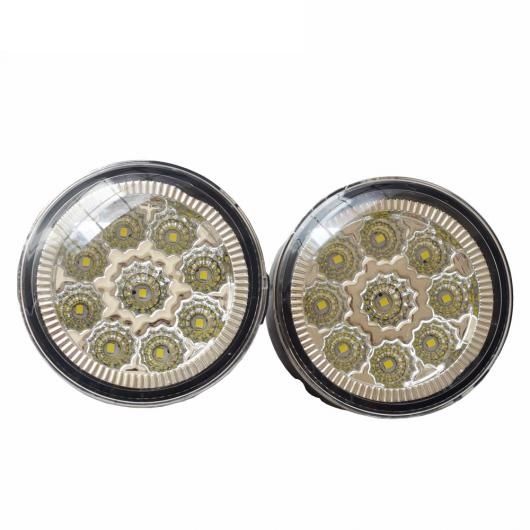 AL フロント バンパー フォグライト 適用: インフィニティ FX35 FX 35 2006-2012 スーパー ブライト LED フォグランプ 90mm ラウンド ライト 12V LED (ホワイト)・ハロゲン (ウォーム ホワイト) AL-EE-3420