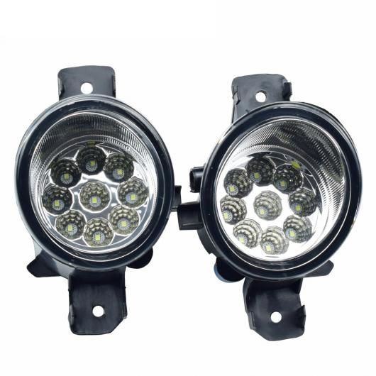 12V LED フォグライト ランプ 適用: 日産 アルメーラ 2 II ハッチバック サルーン N16 2001-2006 スーパー ブライト フォグランプ ライト LED (ホワイト)・ハロゲン (ウォーム ホワイト) AL-EE-3424 AL