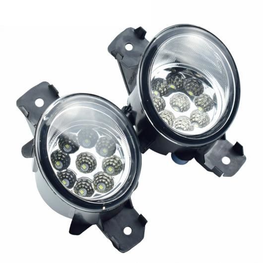 12V LED フォグライト ランプ 適用: 日産 アルメーラ 2 II ハッチバック サルーン N16 2001-2006 スーパー ブライト フォグランプ ライト LED (ホワイト)・ハロゲン (ウォーム ホワイト) AL-EE-3424 AL_2