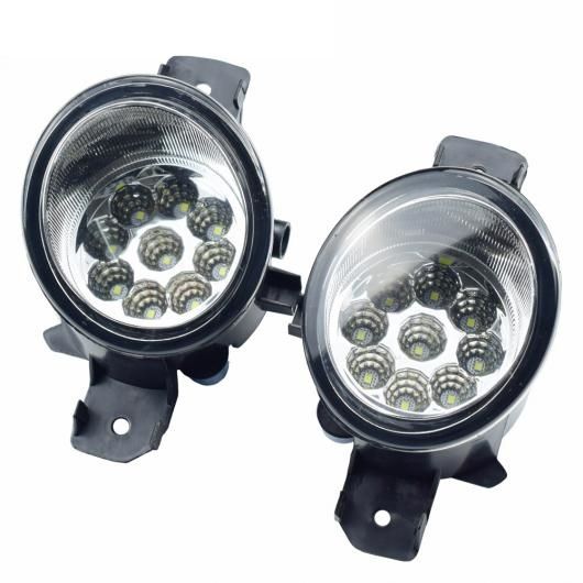 12V LED フォグライト ランプ 適用: 日産 アルメーラ 2 II ハッチバック サルーン N16 2001-2006 スーパー ブライト フォグランプ ライト LED (ホワイト)・ハロゲン (ウォーム ホワイト) AL-EE-3424 AL_3