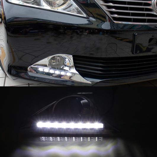 LED デイタイム ランニング ライト カースタイリング DRL デイタイム ランニング ライト デイライト 防水 ランプ 12V 適用: トヨタ カムリ ホワイト AL-EE-3865 AL_2
