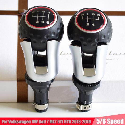 AL ギア シフト ノブ 5/6速 マニュアル スティック レバー シフター 適用: フォルクスワーゲン VW ゴルフ 7 MK7 GTI GTD 2013-2018 5速・6速 AL-EE-3997