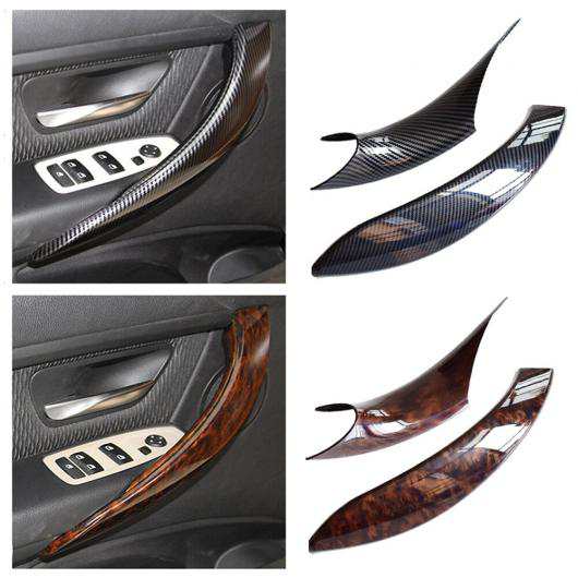 インテリア ドア ハンドル 保護 トリム プル スナップイン 適用: BMW 3 4シリーズ F30 F31 F32 F33 F34 F35 F36 F80 F82 F83 13-19 カーボン・4個・インサイド・ウォルナット・4個・インサイド AL-EE-4174 ALの通販は