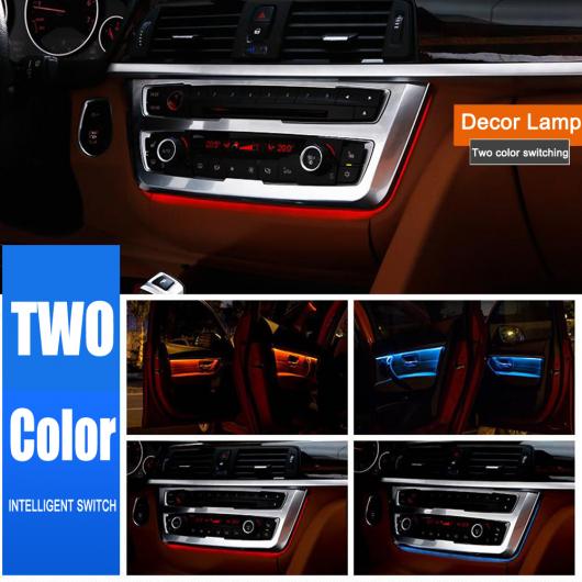 適用: BMW 3シリーズ/3GT/M3/M4 2012-2018 ドア インテリア コントロール 2色 装飾 ランプ 改修 装飾 ランプ 2 AL-EE-4212 ALの通販は