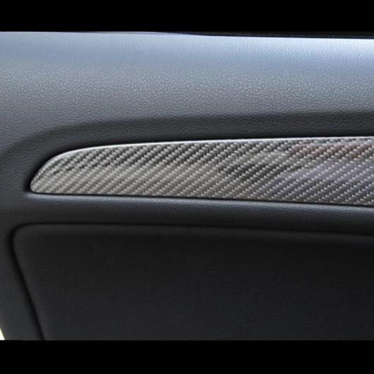 カーボンファイバー ダッシュボード パネル 装飾 カバー ステッカー ドア パネル トリム 適用: アウディ Q5 2010-16 ドアパネル AL-EE-4664 AL_4