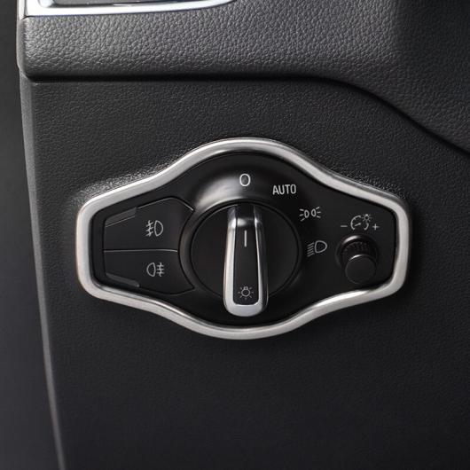ステンレス スチール トランク ボタン 装飾 フレーム キーホール カバー トリム 適用: アウディ Q5 2009-17 エア 吹き出し口 ヘッドライト フレーム エアベント AL-EE-4683 AL_3
